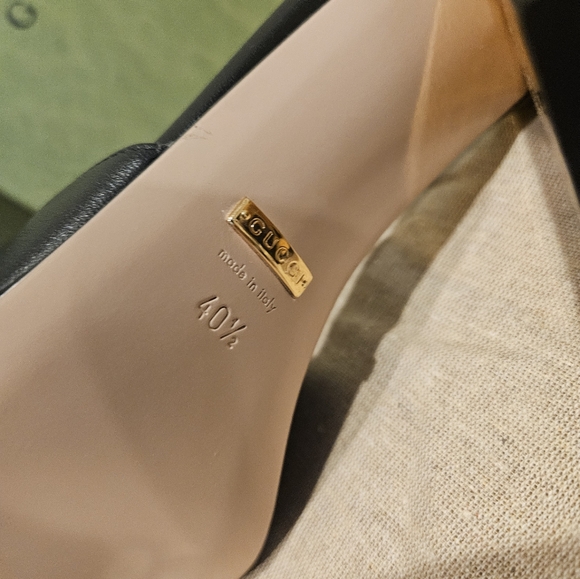 Gucci 80mm Horsebit mules 40 1/2 $920 - Picture 10 of 11